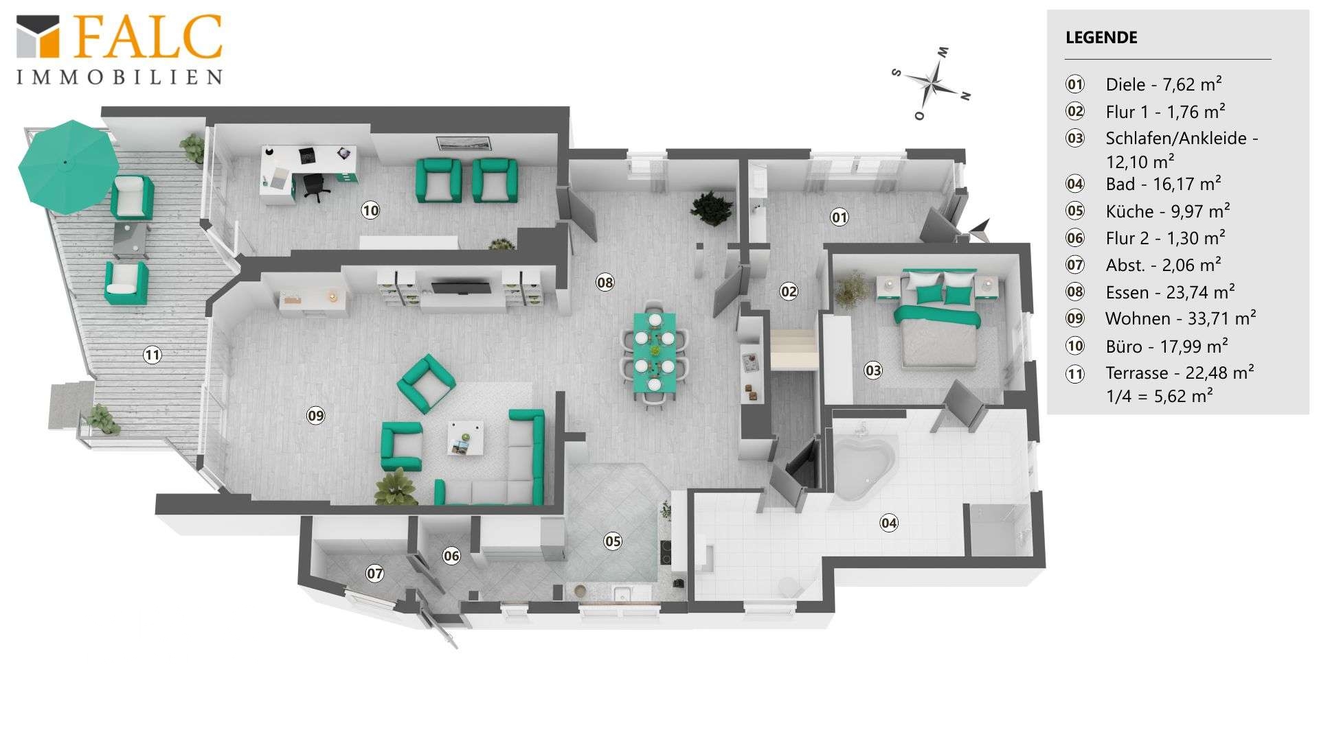 Grundriss - Erdgeschoss